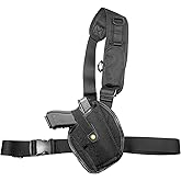 Universal Chest Holster with Padded Shoulder Strap, Adjustable Gun Shoulder Holster Outdoor Hiking, Hunting, Riding