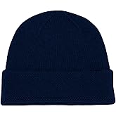 Shorts of Hawick Men's 100% Cashmere Beanie Hat - Dark Navy - Made in Scotland by Love Cashmere