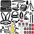 Neewer 50-In-1 Action Camera Accessory Kit for GoPro Hero Session/5 Hero 1 2 3 3+ 4 5 6 SJ4000 5000 6000 DBPOWER AKASO VicTsing APEMAN WiMiUS Rollei QUMOX Lightdow Campark And Sony Sports DV and More