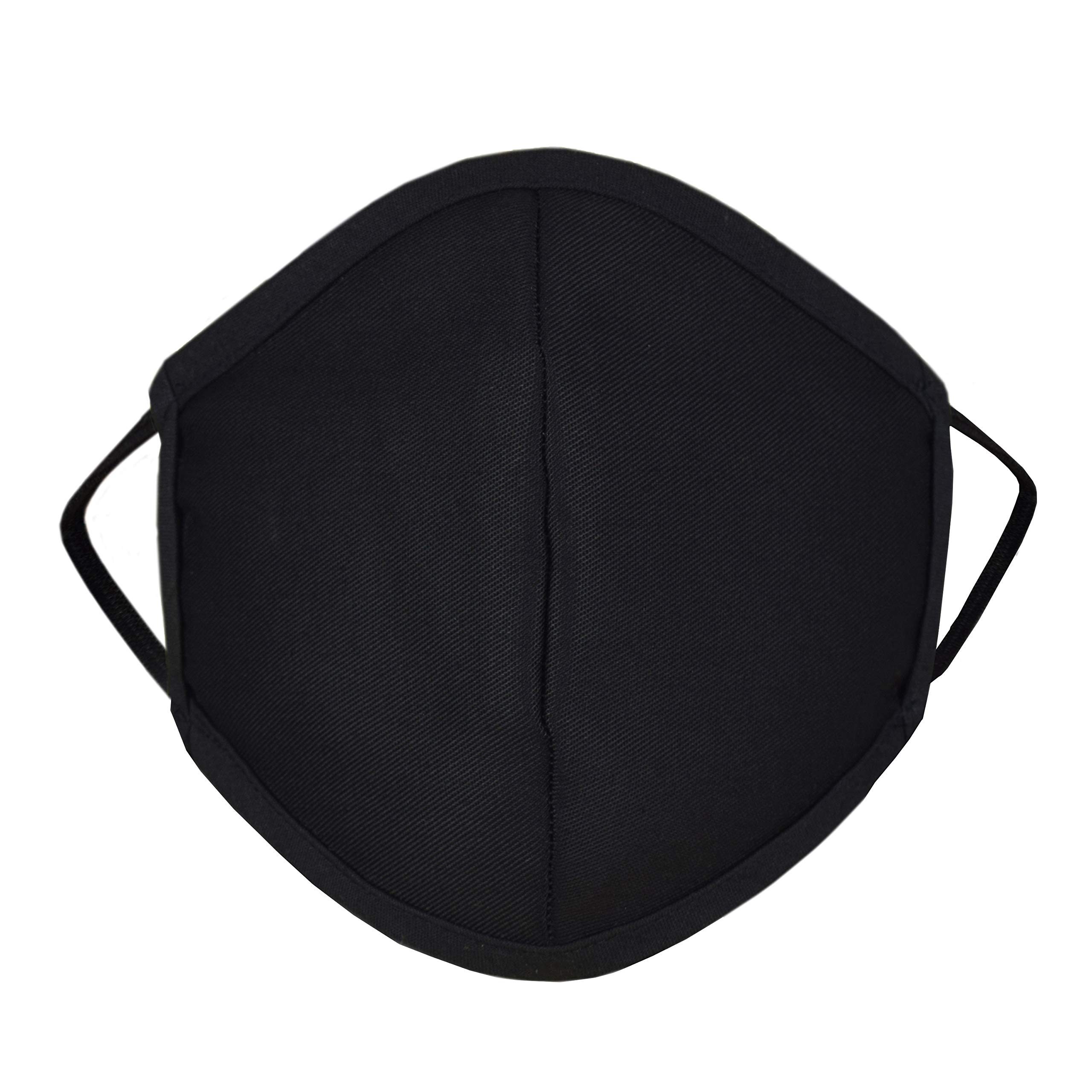 Face Mask Protective Mask Face and Mouth Covering. Reusable and Washable Fashion Outdoor Unisex Mask. Anti dust Mask. Single layer mask - Black