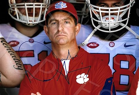 dabo swinney autograph