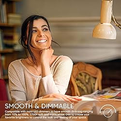 Linkind A19 LED Light Bulbs Dimmable, 40 Watt