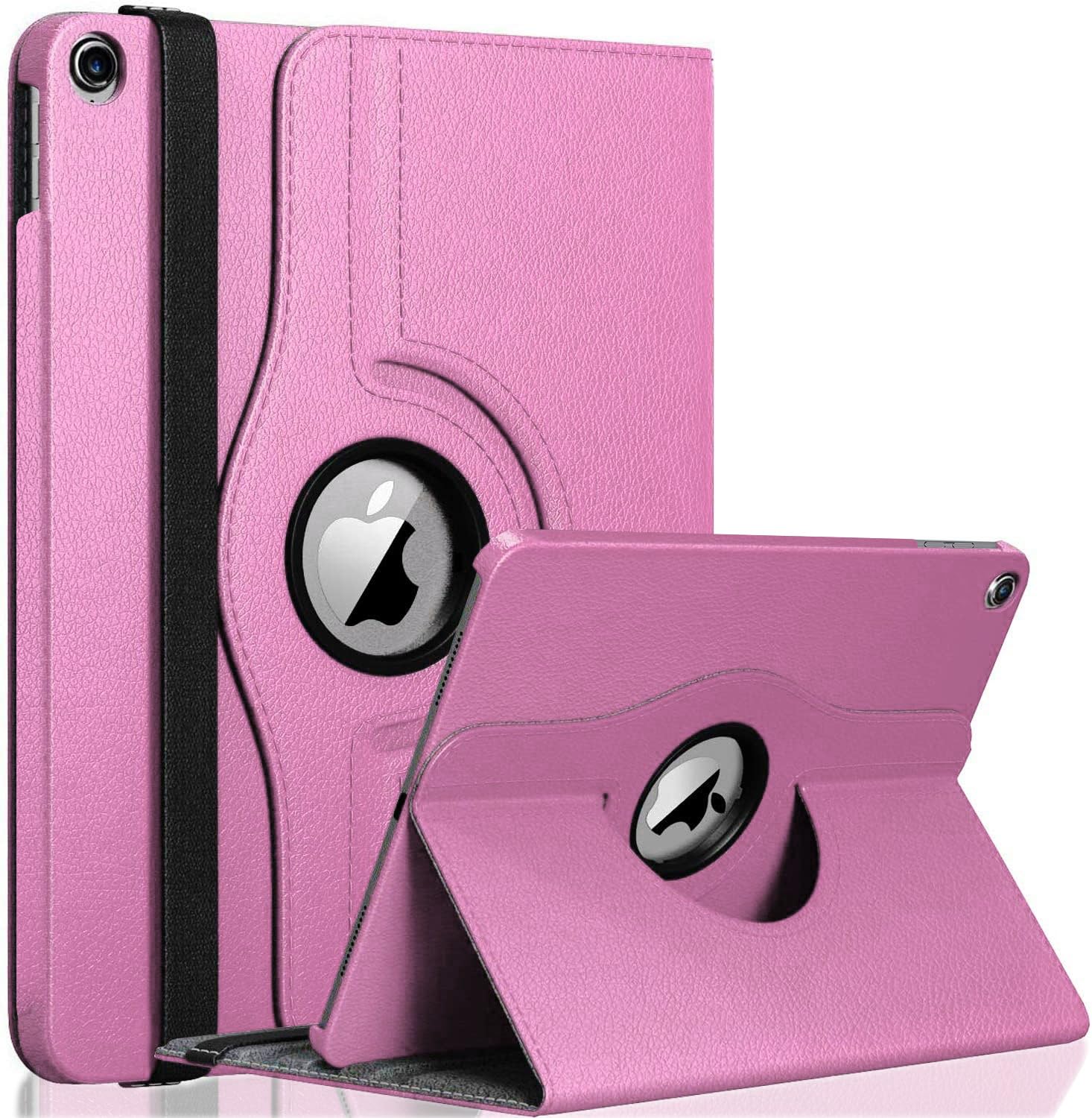 Gadget Armour iPad 9th Generation Case 10.2 Inch 2021, 8th Generation 2020, 7th Generation 2019, Rotating Smart Cover with Auto Wake and Sleep (Baby Pink)