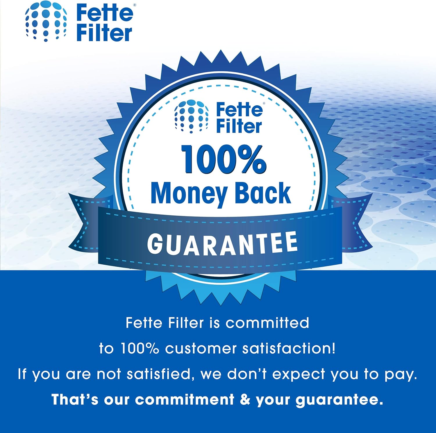 Fette Filter - Upgraded Blue Mesh Treated Layer Humidifier Wicking Filters Compatible with Honeywell HAC-504AW, Filter A for Models HAC-504, HAC-504AW, HCM 350 and Other Cool Mist Models (Pack of 6): Kitchen & Dining