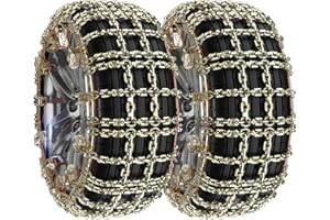 8pcs Snow Chains for Car Tire Chains, 8Pack Anti-skid Car Chains, Adjustable Durable Universal Tire Chains for Car Pickup Tru