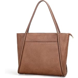 Blofinche Genuine Leather Briefcase for Women, Structured Professional Laptop Work Tote | Water-Resistant, Fit 13.3" Laptop