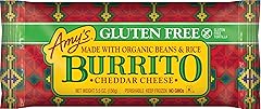 Amy's Frozen Meals, Cheddar Cheese Burrito with Beans and Rice, 5.5 oz | Gluten Free