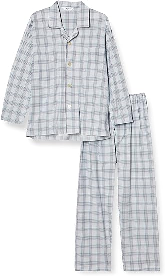 Amazon グンゼ パジャマ 部屋干し加工 長袖長パンツ 天竺 メンズ グレー 日本 M 日本サイズm相当 パジャマ 通販