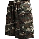 Ma Croix Mens Basic Mesh Shorts with Pockets Basketball Gym Workout Plain Uniform PE Shorts