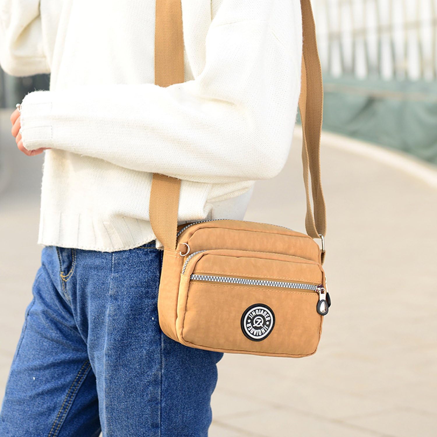 Outreo Casual Shoulder Bag Women Side Bag Lightweight Small Messenger Bag Waterproof Cross Body Bag for Sport Girls Bag - Image 4