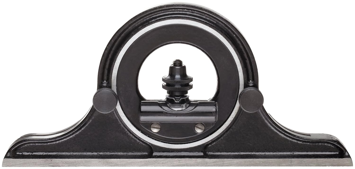 Starrett CPR-1224S Cast Iron Reversible Protractor Head For Combination ...