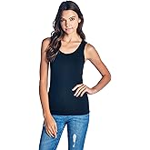 Solid Extra Soft Viscose Made from Bamboo Sleeveless Tank Top Undershirt for Women