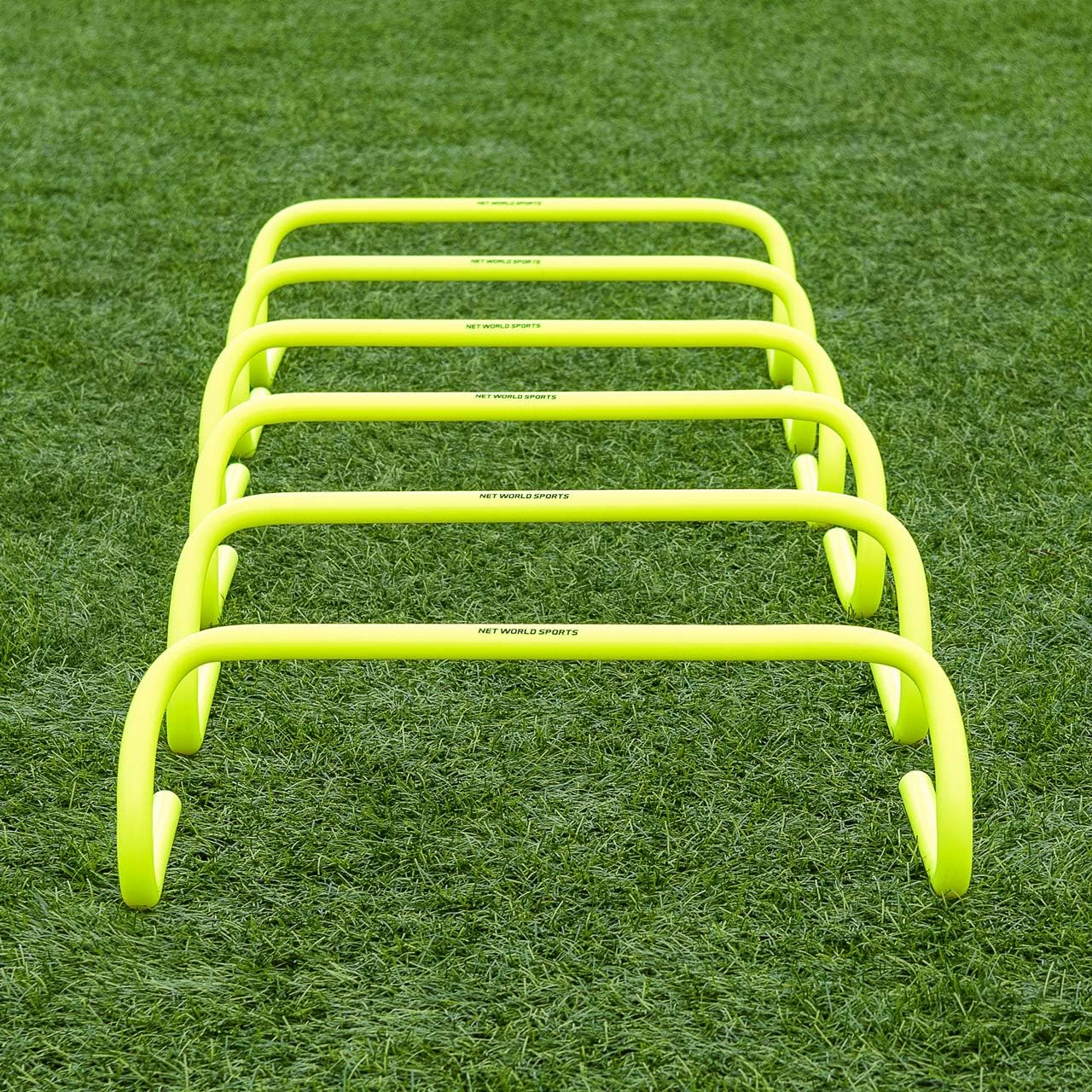 Net World Sports 6" Speed Hurdles [Set of 6] - Football/Soccer/Multi Sport Speed Training : Sports & Outdoors