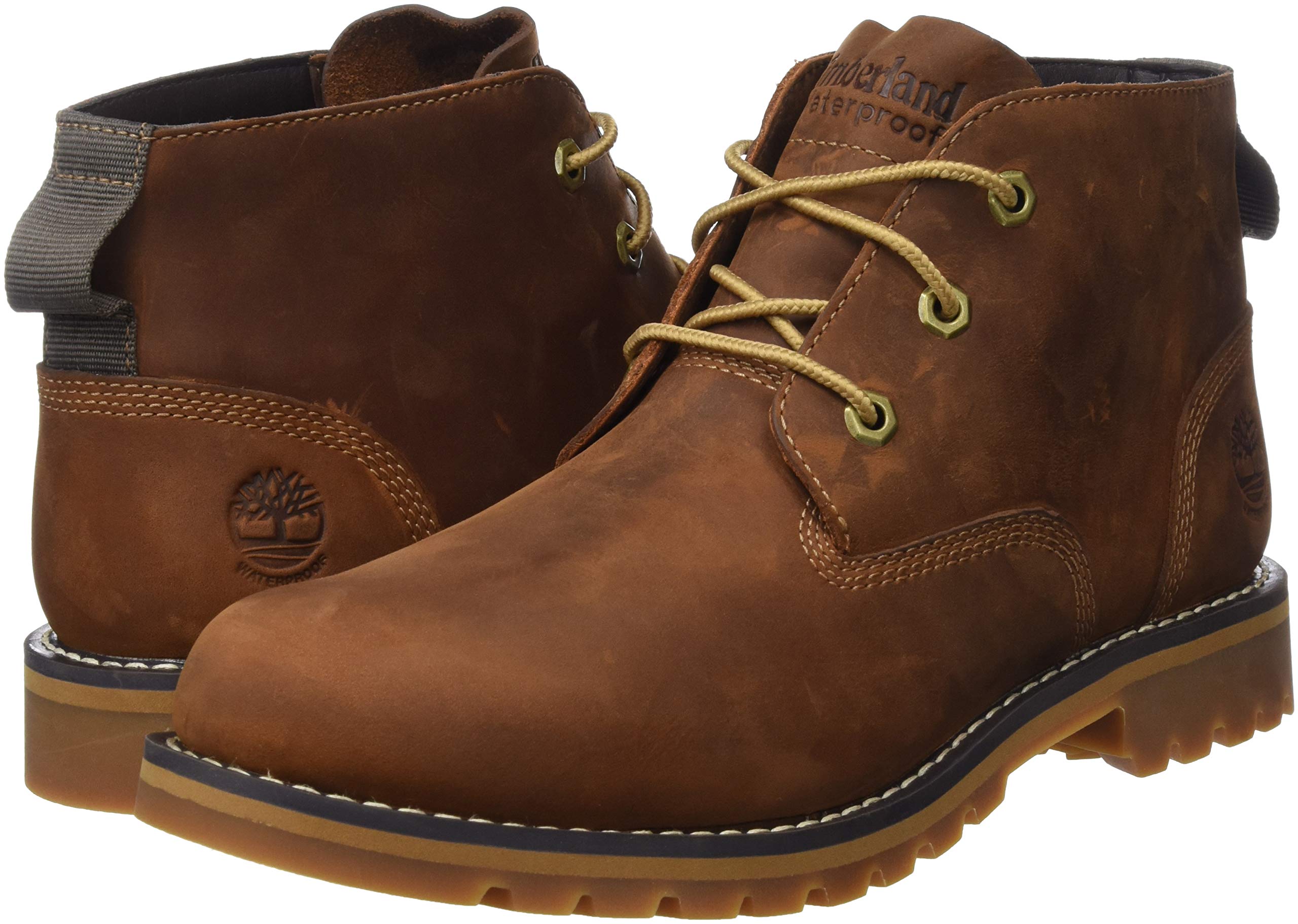 timberland stormbuck chukka boots dark brown poseidon nubuck