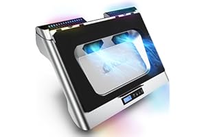 KLIM Everest Laptop Cooling Pad | New Version 2024 | Powerful Turbo-Fan 4300 RPM Laptop Cooler | Sealed Foam for Maximum Performance | Avoid Overheating and Protect Your Gaming Laptop | 14-17.3 in