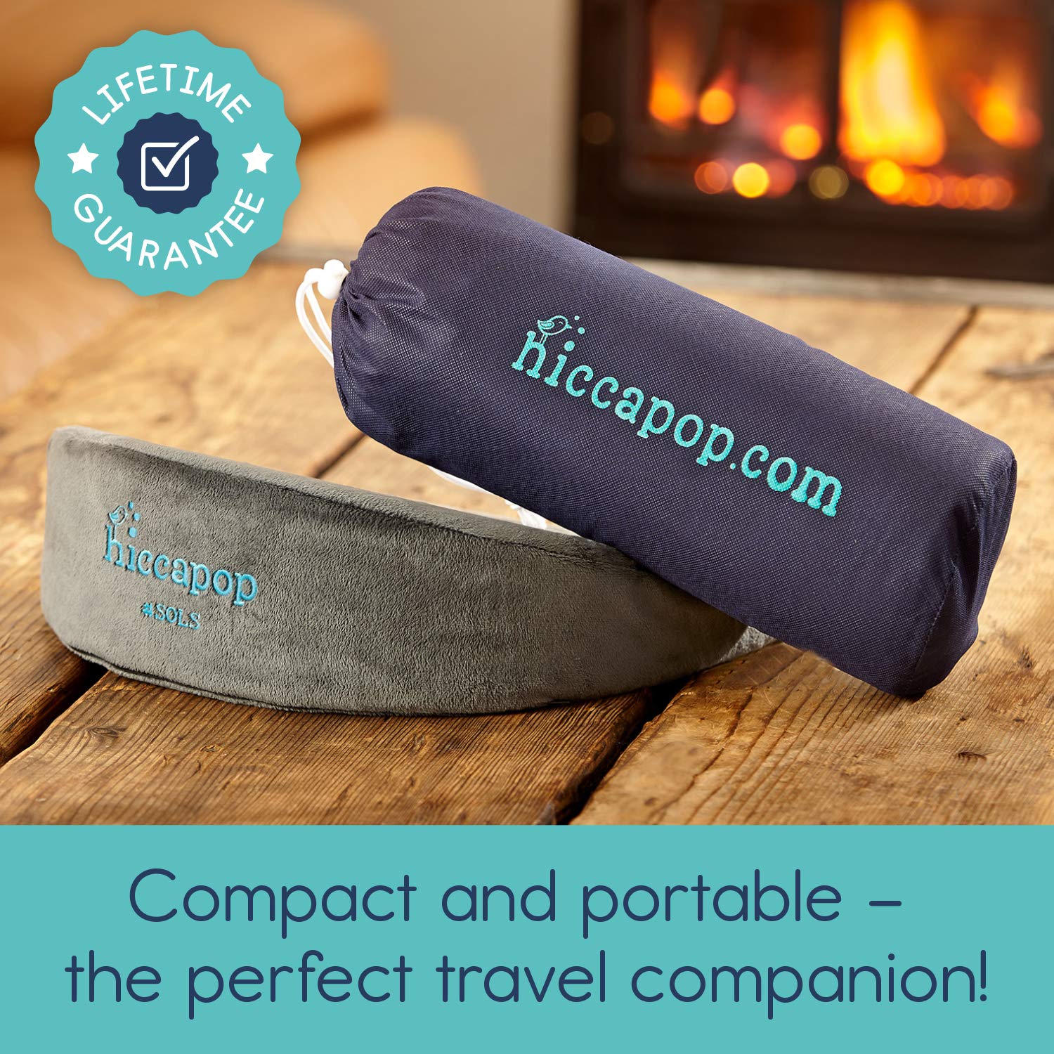 hiccapop Pregnancy Pillow Wedge for Maternity Memory Foam Maternity