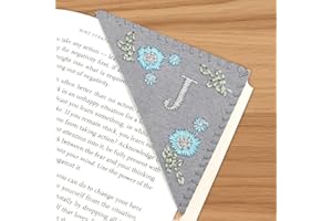 Embroidered Book Marks for Reading- Handmade Bookmark for Book Lovers, Personalized Bookmark with Artistic Stitch Design (Win