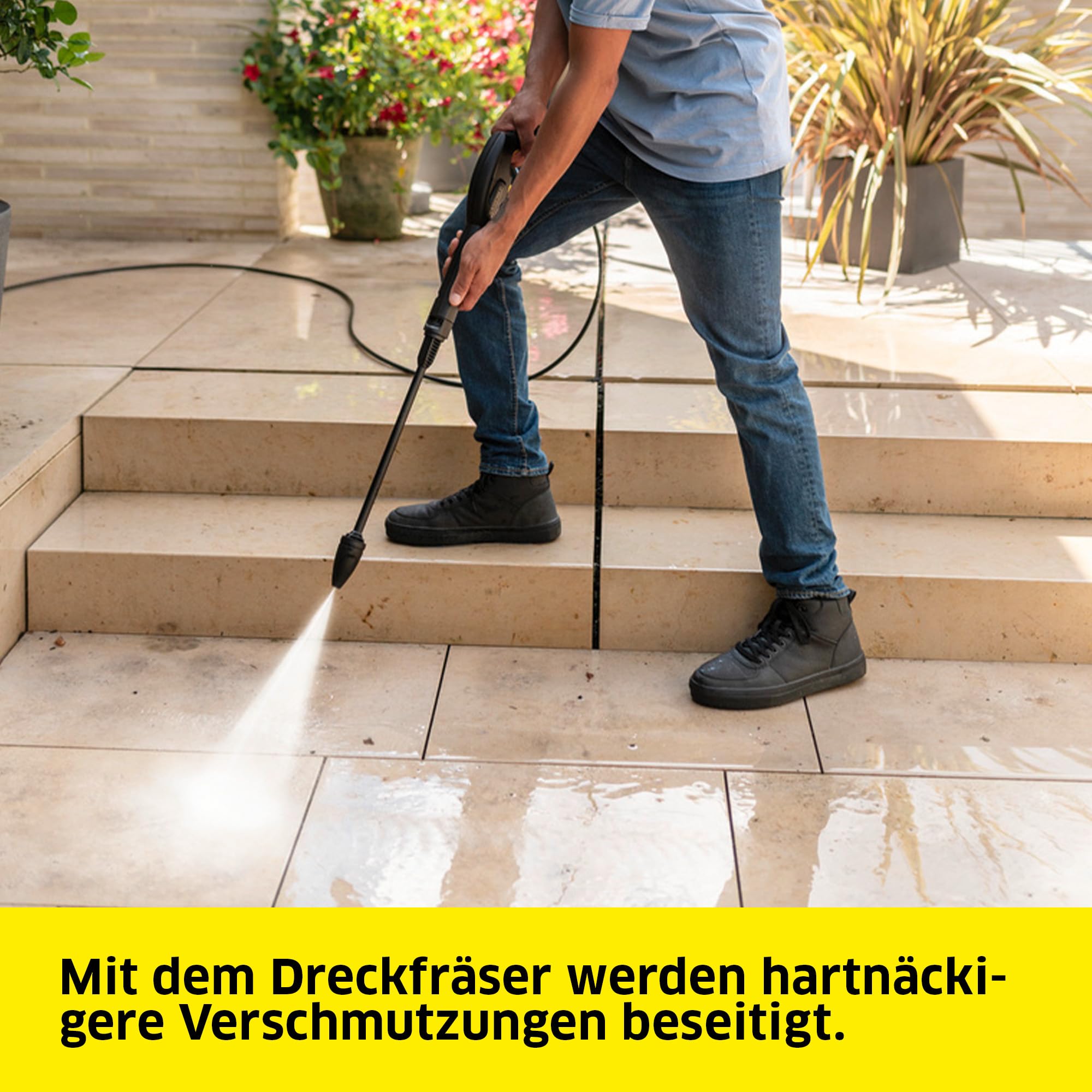Kärcher Hochdruckreiniger K 2 Premium FJ Home, Druck: max. 110 bar, Fördermenge: 360 l/h, Flächenleistung: 20 m²/h, Gewicht: 4,2 kg, HD-Pistole, Strahlrohre, Dreckfräser, Schaumdüse, Home Kit 3