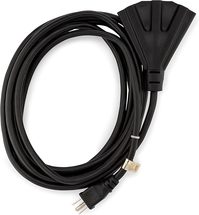 Holiday Lighting Outlet Black Outdoor Extension Cord 3 Holiday Lighting Outlet Black Outdoor Extension Cord 3