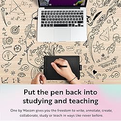 One by Wacom Small Graphics Drawing Tablet 8.3 x