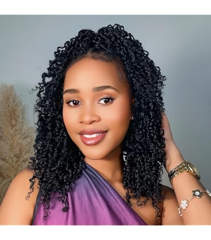 Amazon.com : Alrence 8 Inch Yankee Twist Crochet Hair Mini Passion