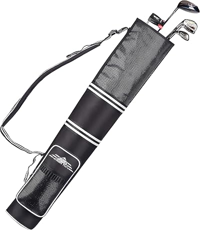 Champkey Professional Golf Sunday Bag 3-9 Clubs 6 Pockets Adjustable Strap
