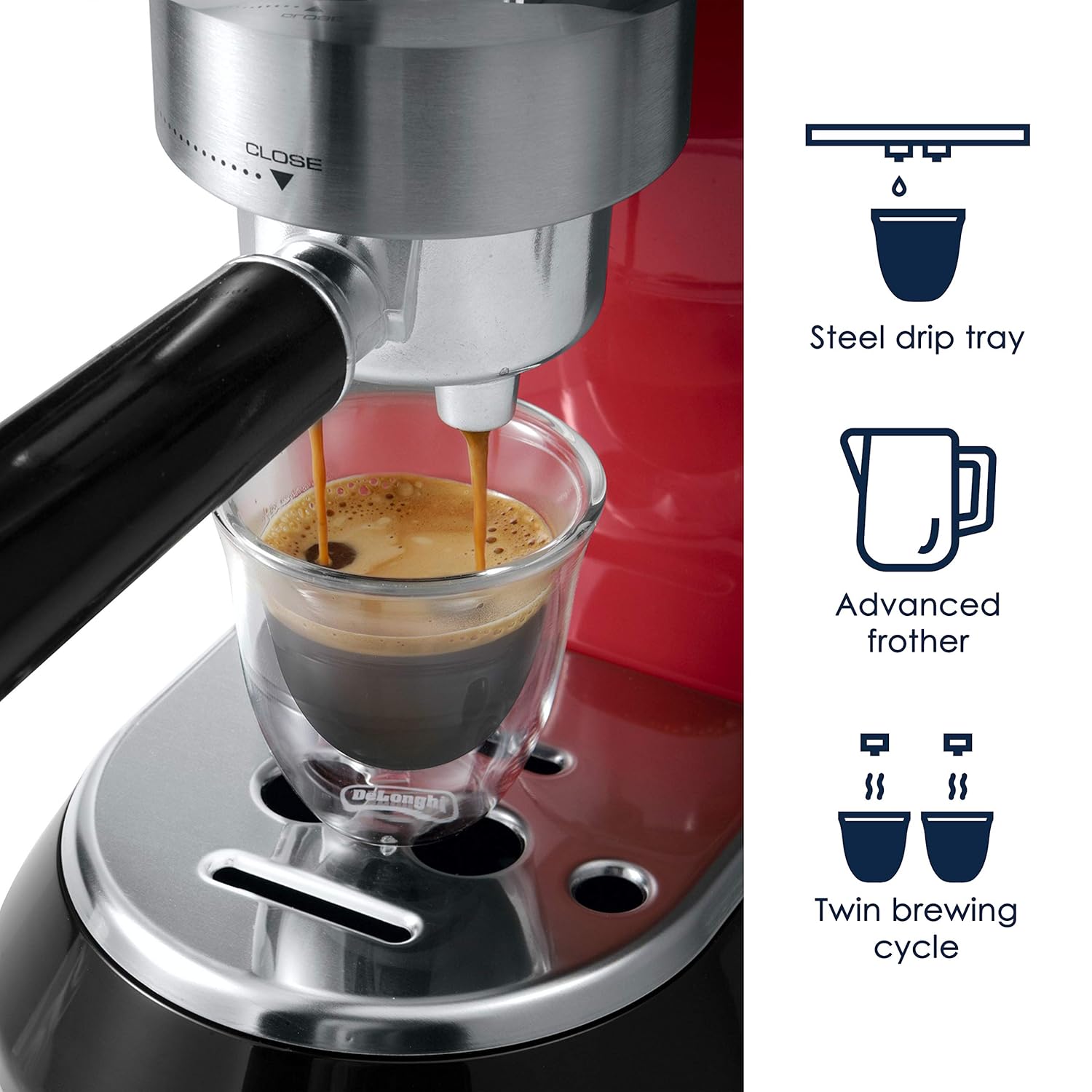 Delonghi DEDICA - Máquina de espresso con bomba de coche (15 ...