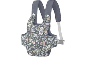 GAGAKU Baby Doll Carrier for Toddlers, Kids Toy Reborn Dolls Carrier for Little Girls, Baby Dolls Accessories - Gray - Leaf
