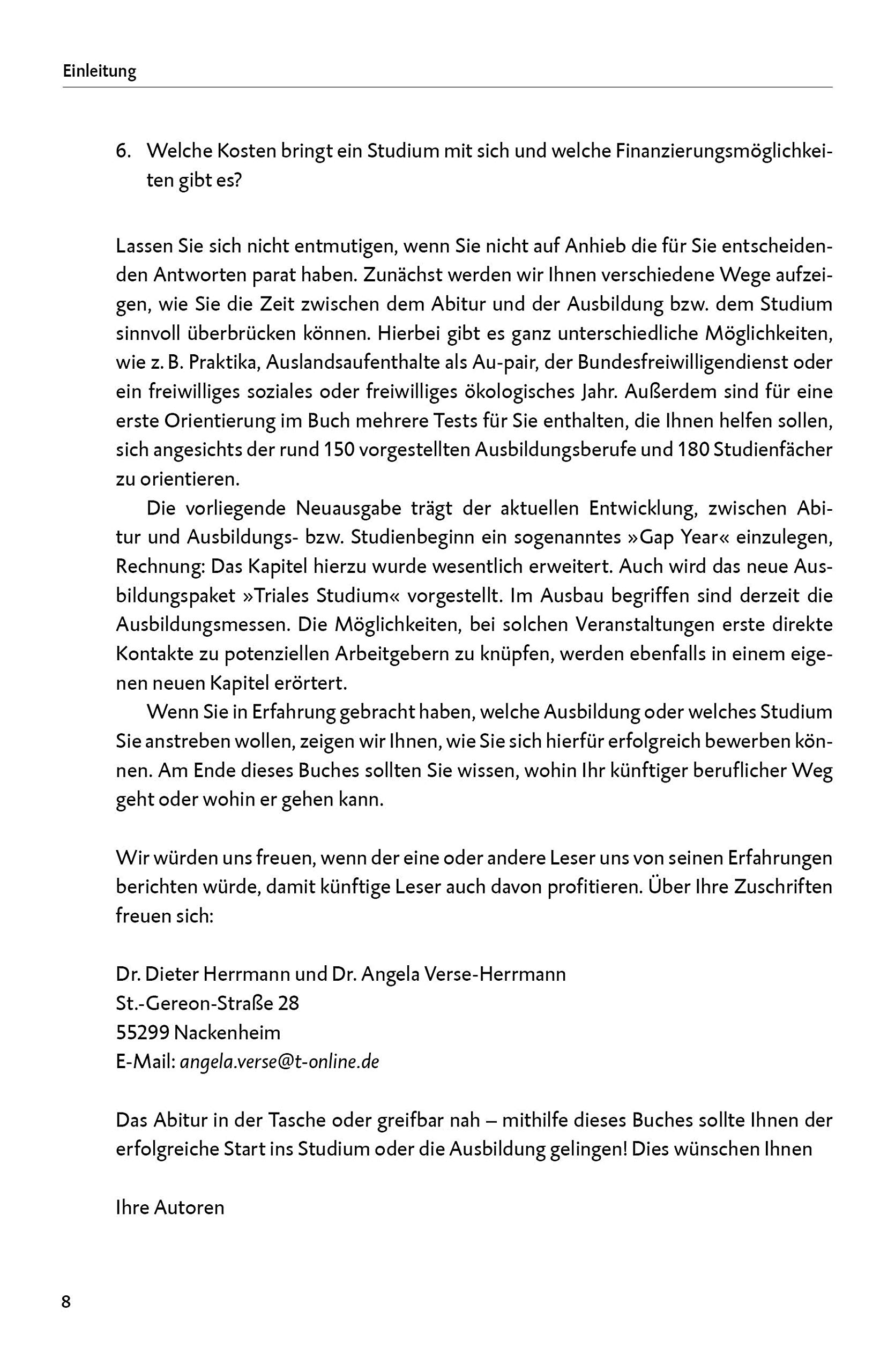 Stark 1000 Wege Nach Dem Abitur So Entscheide Ich Mich Richtig Herrmann Dieter Verse Herrmann Angela Amazon De Bucher