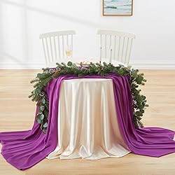 MaiMaiSuan 60" Wide Purple Chiffon Fabric by The