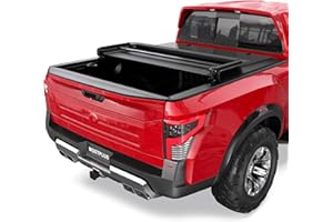 MOSTPLUS Tri Fold Soft Folding Truck Bed Tonneau Cover Compatible with 2005-2025 Nissan Frontier Fleetside/2009-2014 Suzuki Equator 5 FT On Top