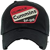 Dad Hat Cummins Engines Vintage Car Lovers Distressed Cap