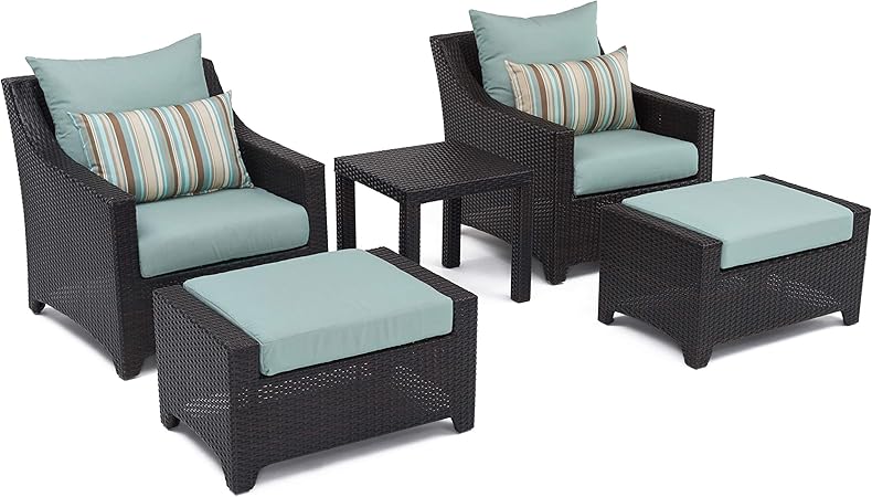 Amazon Com Rst Brands Op Peclb5 Bls K Deco 5pc Club Chair