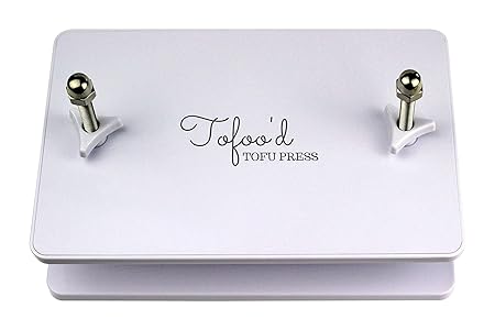 Tofoo'd Tofu-Presse - entfernt Wasser aus Tofu für bessere Textur und Geschmack - 2 Frühlingsmodell höchste Qualität Design -