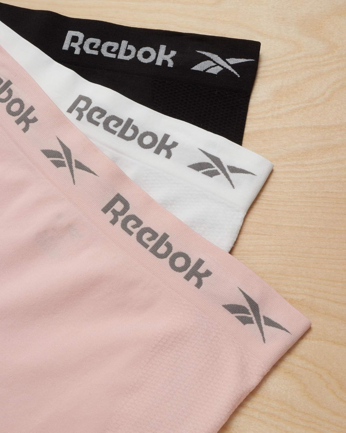 Reebok Women’s Underwear – Long Leg Seamless Slip Short Boyshort (3 pack) at  Women’s Clothing store