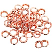 thumbnail image 2 of RPM Oil Drain Plug DP41 + 10-Pack Crush Washers DW41 – For Acura & Honda 2 of 4