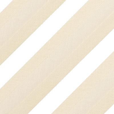 Realm Bias Binding Tape Cotton 1 inch 25mm 5m Cream