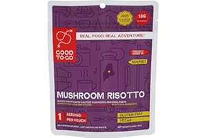GOOD TO-GO Mushroom Risotto | Camping Food, Backpacking Food | Just Add Water Meals, Backpacking Meals | Dehydrated Meals Taste Better Than Freeze Dried Meals