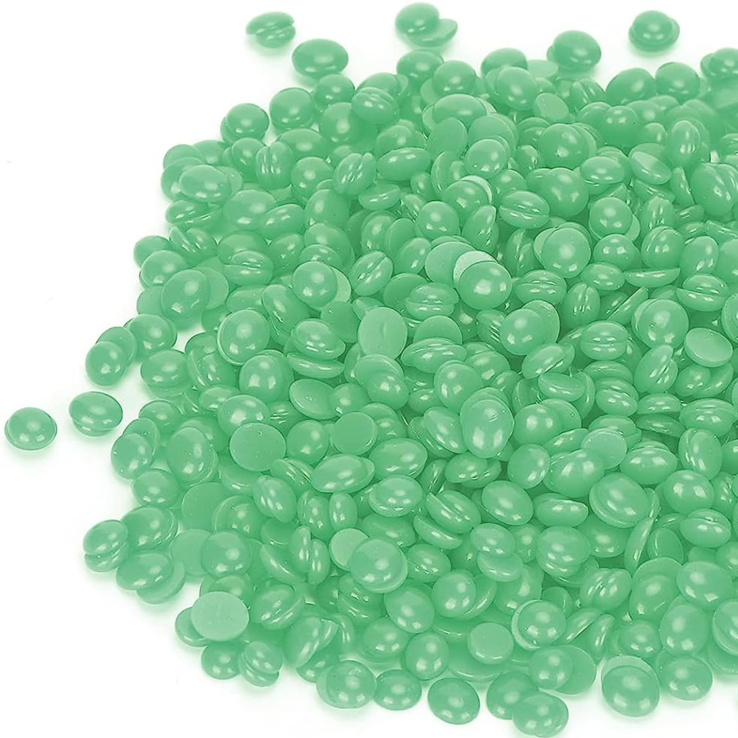 Glamified Professional Hard Wax Beads 300g, Stripless Depilatory Waxing Pellets Solid Film Beans No Strip Needed, Painless Gentle Hair Removal of Full Body, Face & Bikini Line (Apple)