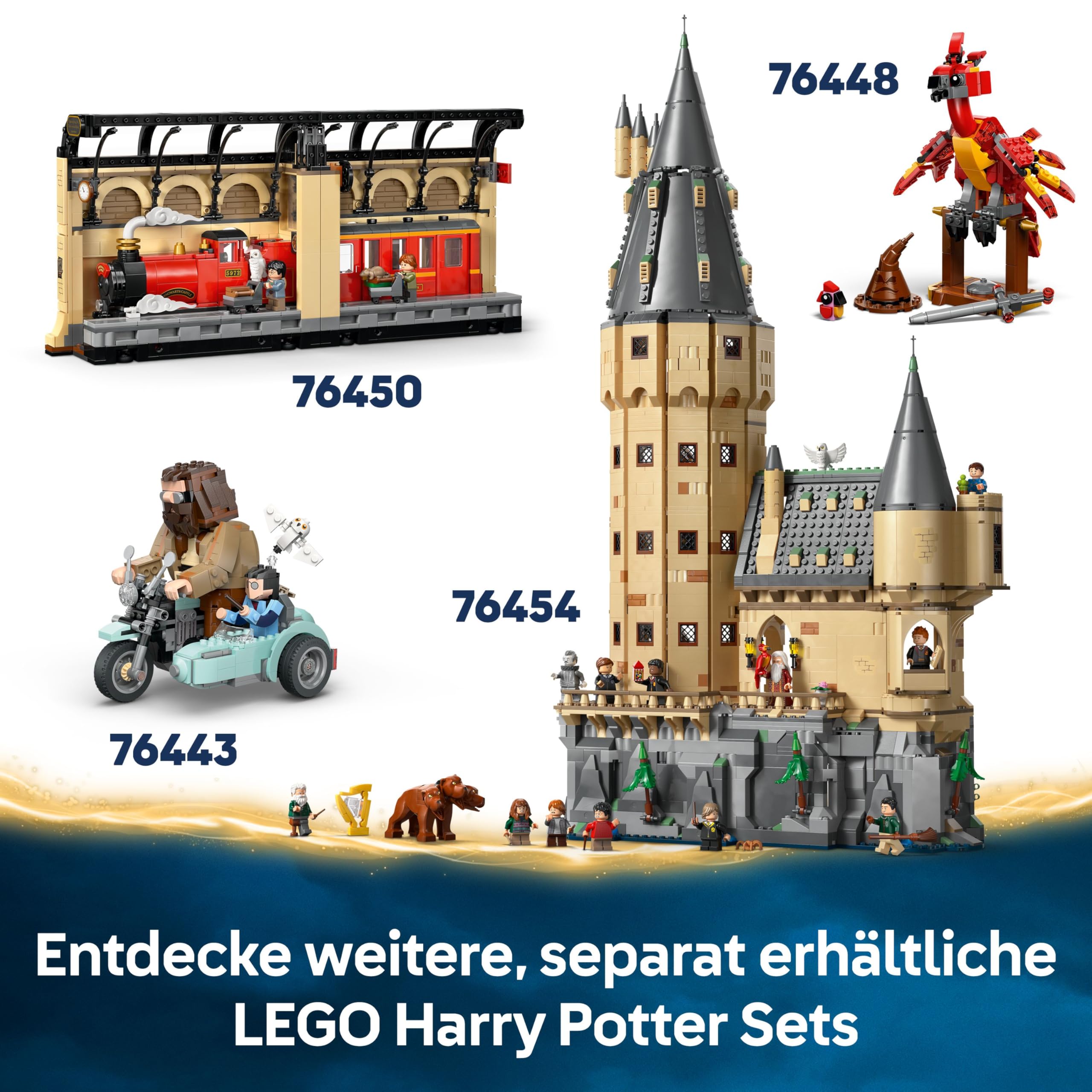 LEGO Harry Potter Beißendes Monsterbuch der Monster – Interaktives Spielzeug mit Rückziehmotor und beißendem Mund – mit Neville Longbottom Mini-Figur – Geschenk für Kinder, Harry Potter Fans – 76449 7