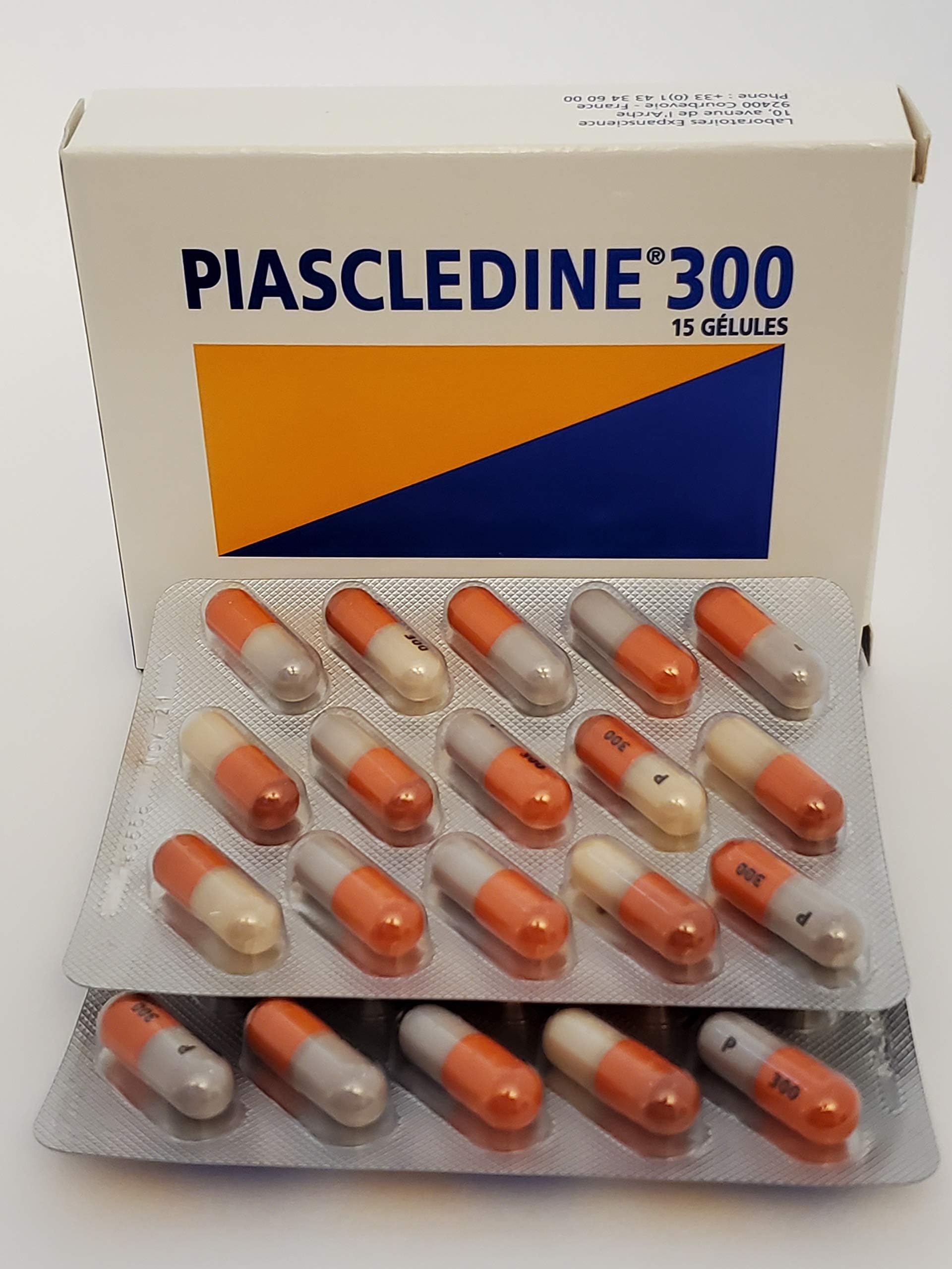 2 x PIASCLEDINE 300 mg-30 Capsules -Total -60 Caps exp 11-2021