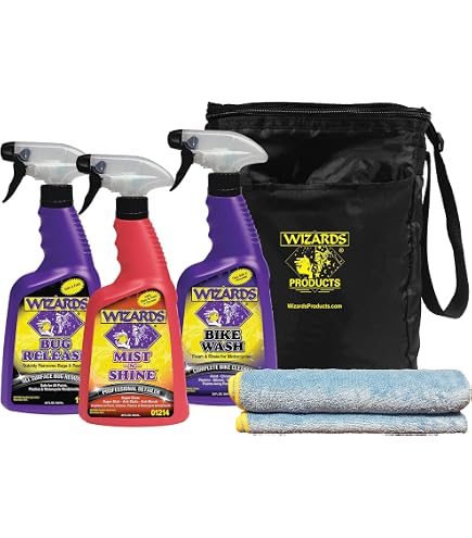 Amazon.com: Wizards Motorcycle Cleaner Kit - 5 Piece Motorcycle