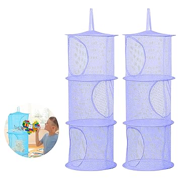 hanging mesh toy organizer