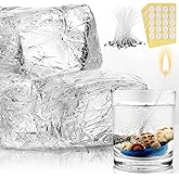 Heigble 3.3 lb Gel Wax for Candle Making Clear Jelly Gel Wax | High Density Gel Wax Candle 100 Pcs Wick and 100 Pcs Wick Stickers for DIY Making Handmade Projects Material Supplies