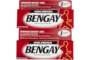 Bengay Ultra Stength Pain Relieving Cream, Non-Greasy-Ultra Strength, 2 pk