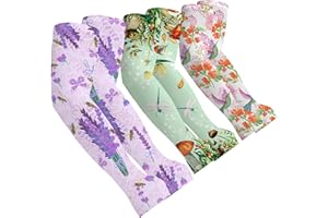 FISHEAL 3 Pack Sun Protection Gardening Sleeves for Women Men UV UPF 50+ Cooling Arm Sleeve with Thumb Holes Outdoors
