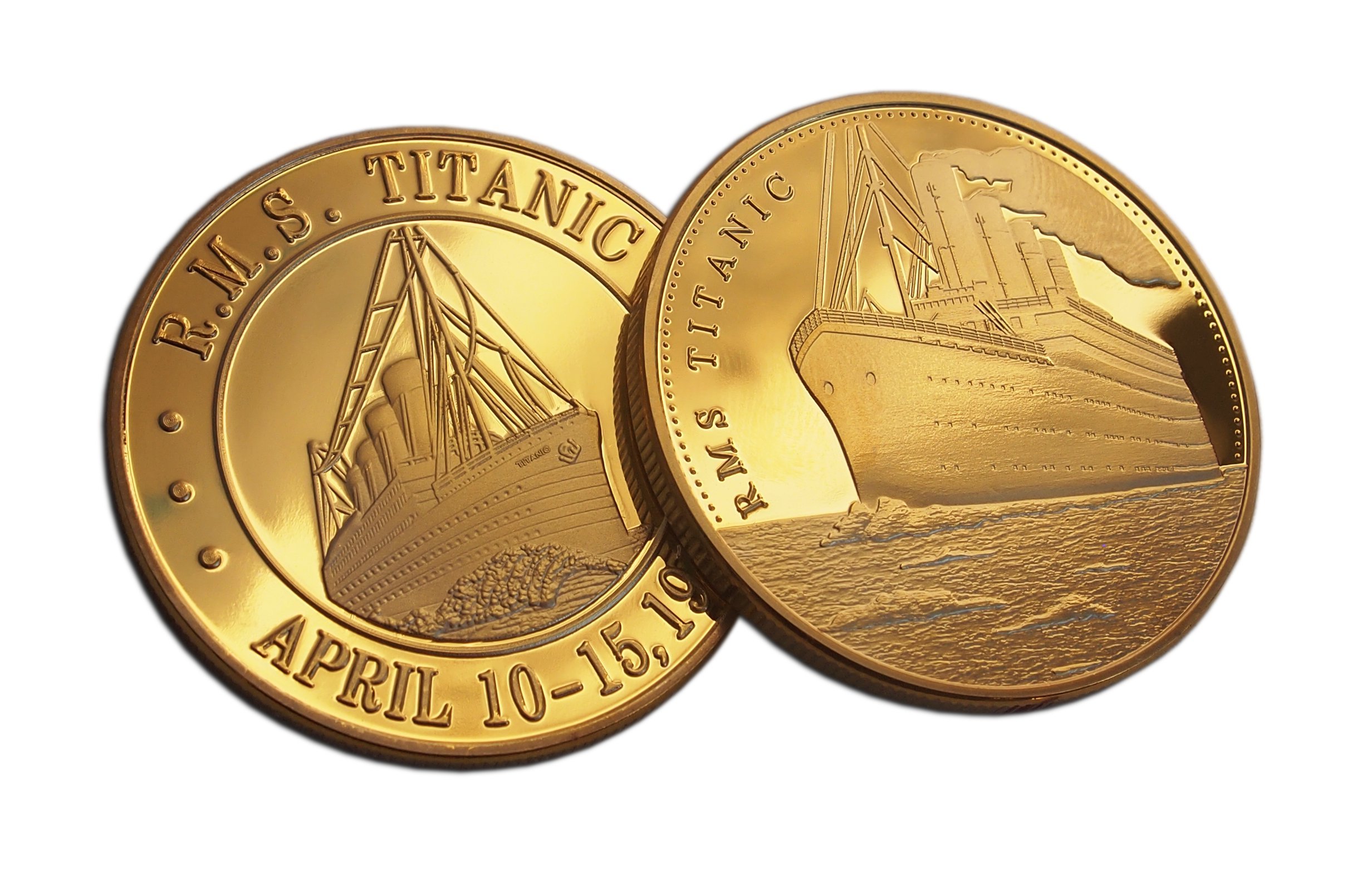 Titanic Anniversary Two Perfect Beautiful Collectable & Commemorative Coins