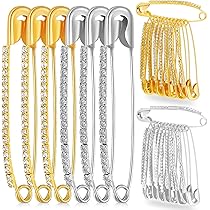 Healifty Lot De 10 épingles à Nourrice Avec Perles Et Strass Pour