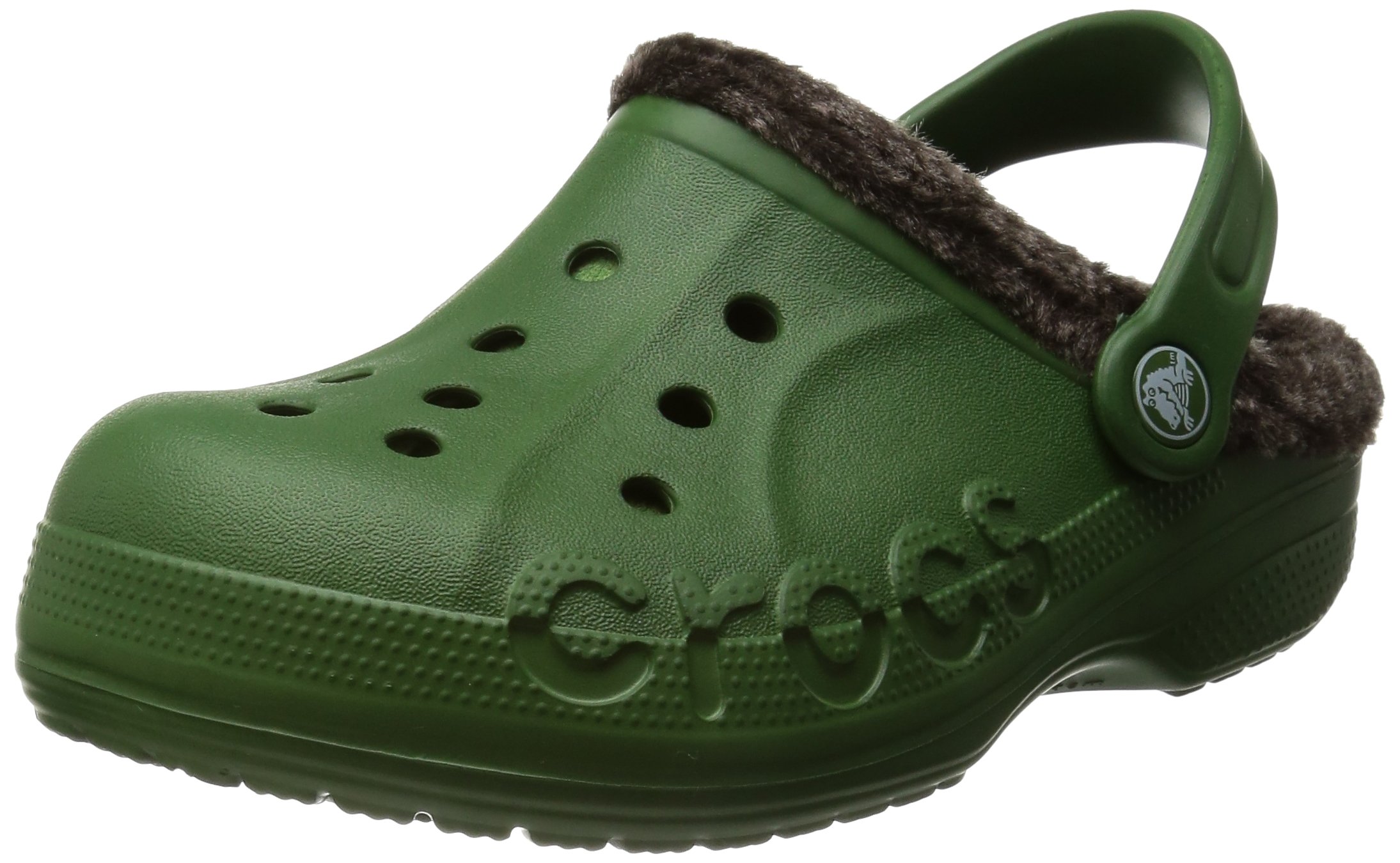 ralen fuzz lined clog crocs