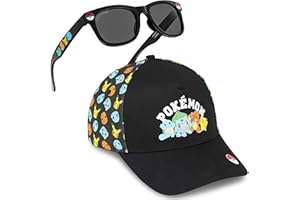 Get Trend Baseball Cap for Boys Teens Kids Sunglasses Set Adjustable Hat UV Protection